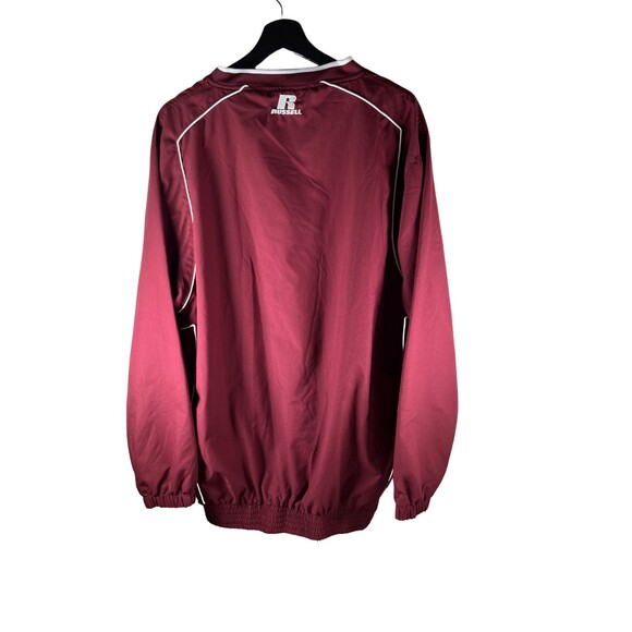 Russell Men's Athletic Jacket Size M Maroon Sweatshirt Pullover Knights Team - Picture 8 of 13